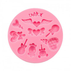 Cute Angel Wings Love Fondant Silicone Mould