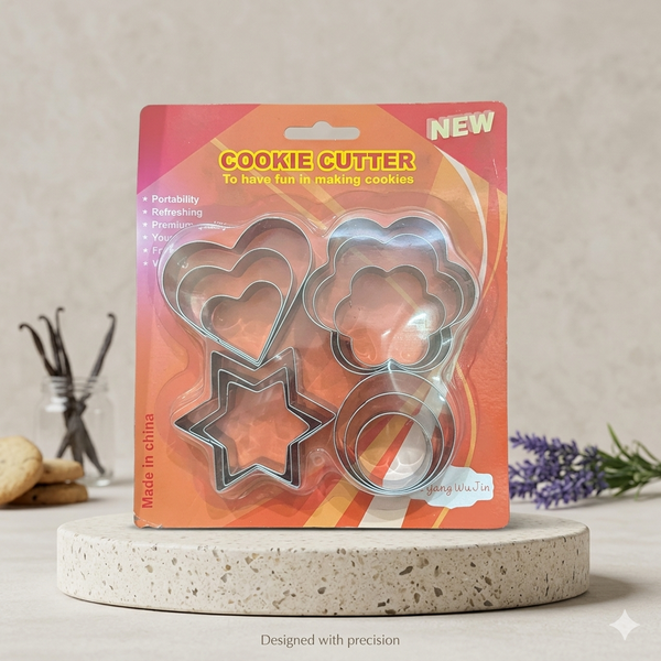 4 Piece Cookie Cutter Shape Set