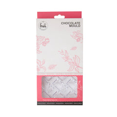 18-Cavity Diamond Rectangle Chocolate Mold – Premium Polycarbonate Mold for Chocolates, Pralines, Truffles & Candy Making