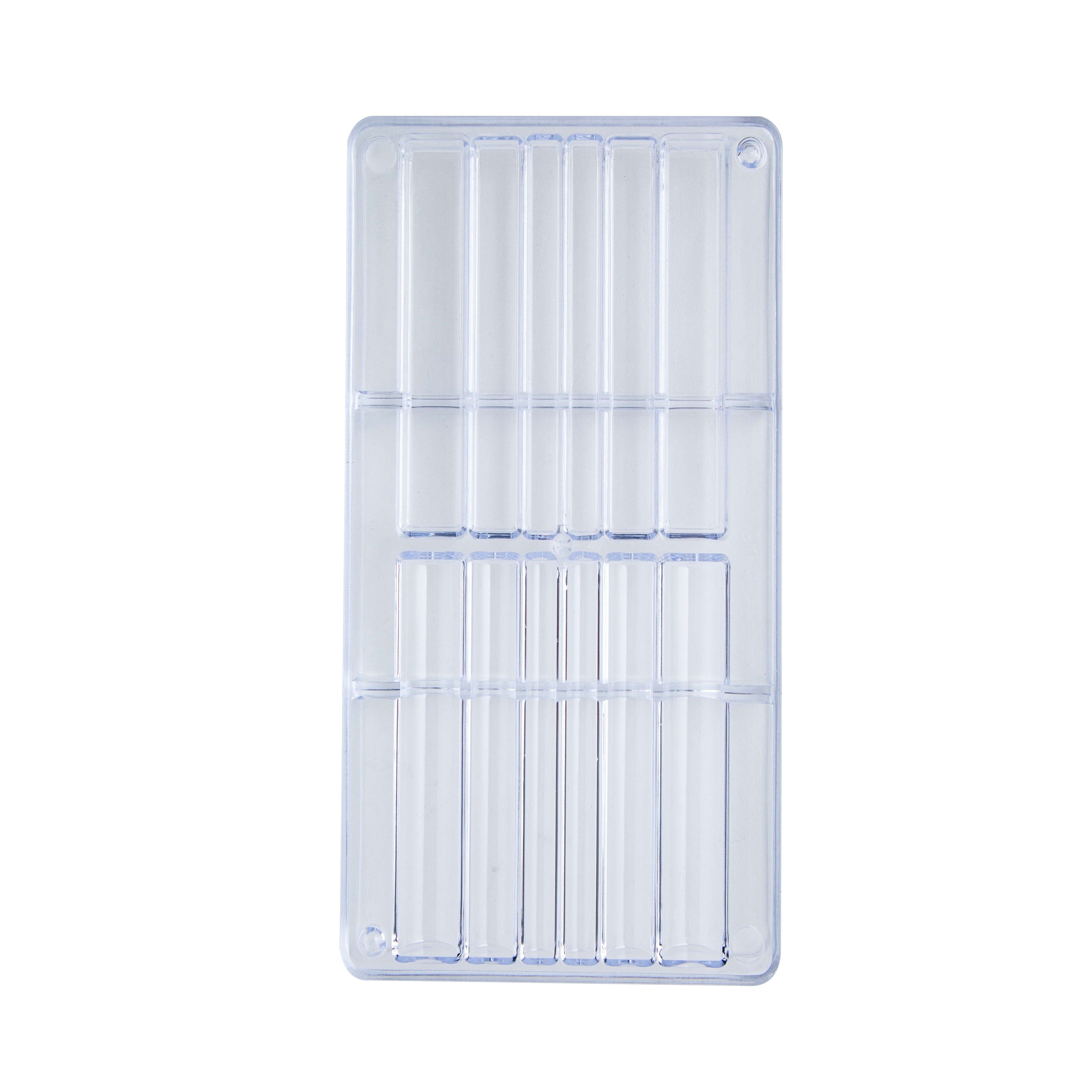 6-Cavity Chocolate Bar Mold – Premium Polycarbonate Mold for Artisan Chocolate Bars, Candy & Confectionery Making