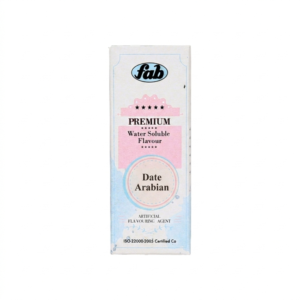 Fab Premium Date Arabian Water Soluble Flavour | Rich Dates Essence for Baking, Desserts & Beverages