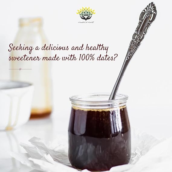 DATE SYRUP Al Barakah Arabian Date Syrup 400g | All Natural | No Added Sugar | No Preservatives | Vegan | Plant-Based | Non-GMO | Khajur | Khajoor | Healthy Sweetener | Natural Sweetness | Nutrient-Rich | Organic