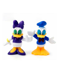 Disney Micky Mouse Cartoon Character Mini Figurines Set – Kids Toy Cake Toppers (Set of 6)
