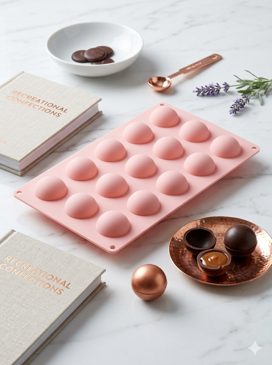 Recreational Confections Premium Semi-Sphere Silicone Mold