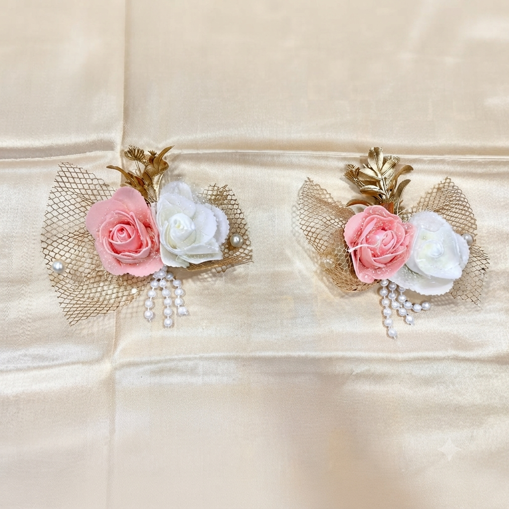 Luxury Rose Pearl Hamper Decoration