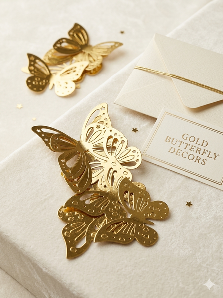 Gold Foil Butterfly