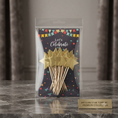 Gold Foil Star Cupcake