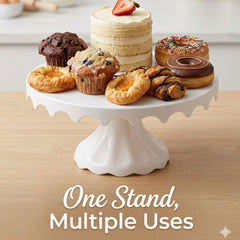 Ivory Bento Cake and Cupcake Stand | Baking Cart