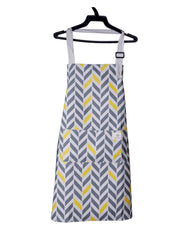 Geometric Print Kitchen Apron | Baking Cart