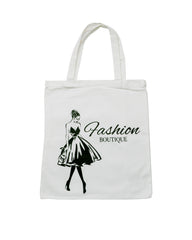 Fashion Boutique Printed Canvas Tote Bag | Baking Cart