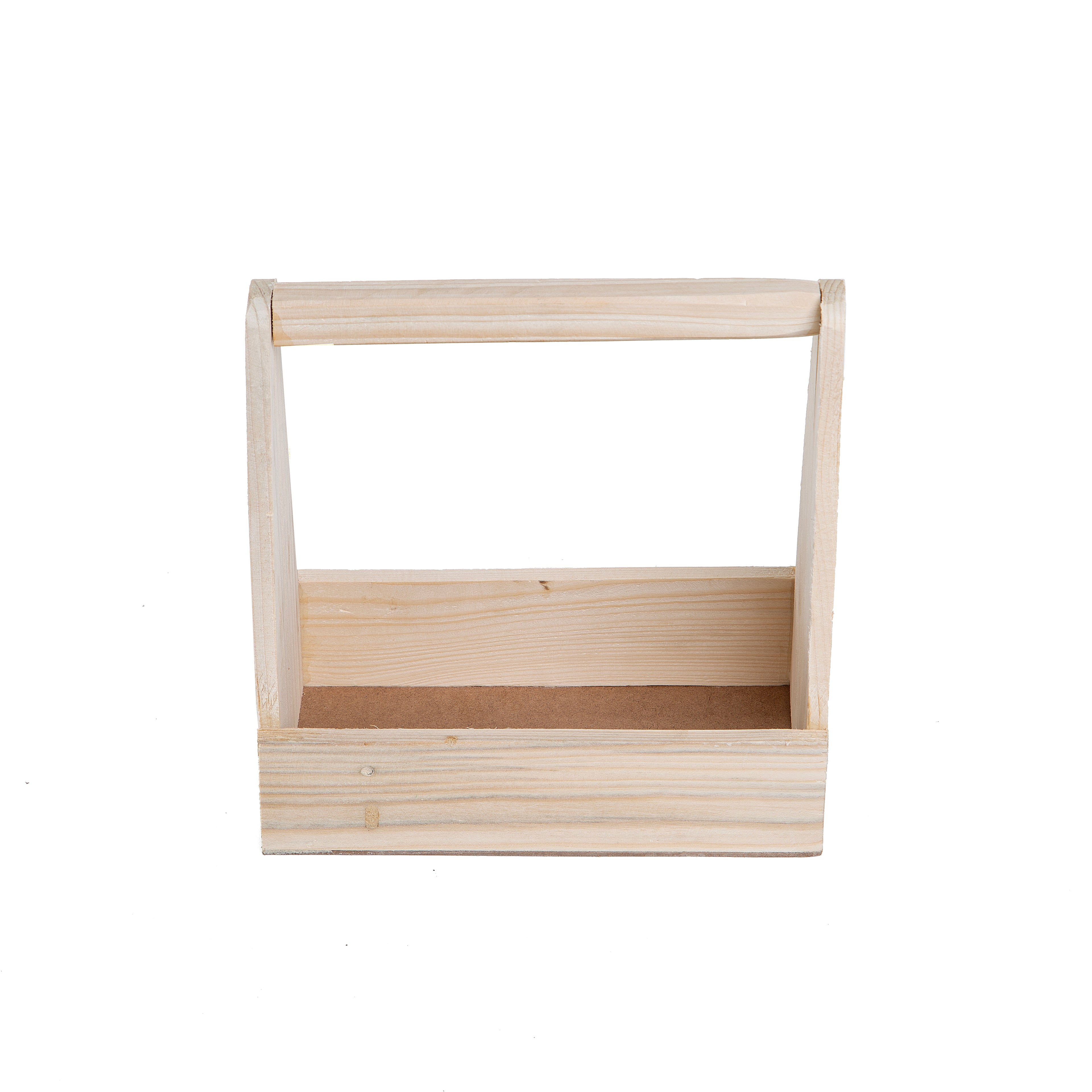Rustic Wooden Carry Caddy Basket | Baking Cart