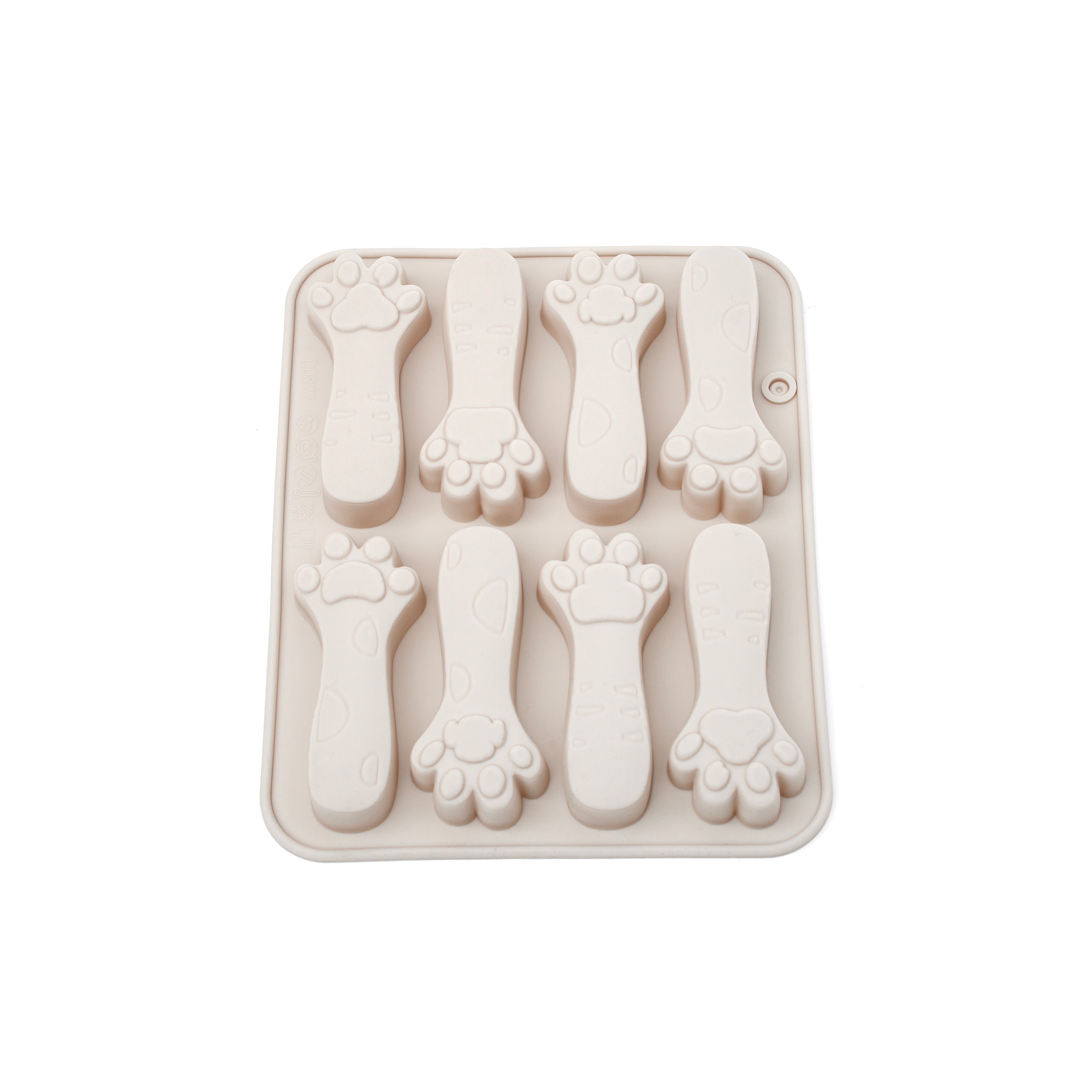Cat Paw Silicone Chocolate Mold | 8 Cavity Candy, Jelly & Fondant Mold