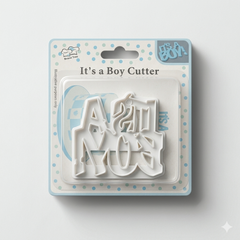 "It's A Boy" Letter Plastic Cutter