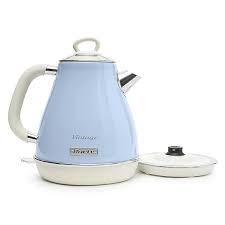 KETTLE Ariete 2869 Vintage Electric Kettle,BLUE Stainless Steel, 1.7 L, Auto Switch Off, 2000 W, Green