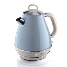 KETTLE Ariete 2869 Vintage Electric Kettle,BLUE Stainless Steel, 1.7 L, Auto Switch Off, 2000 W, Green