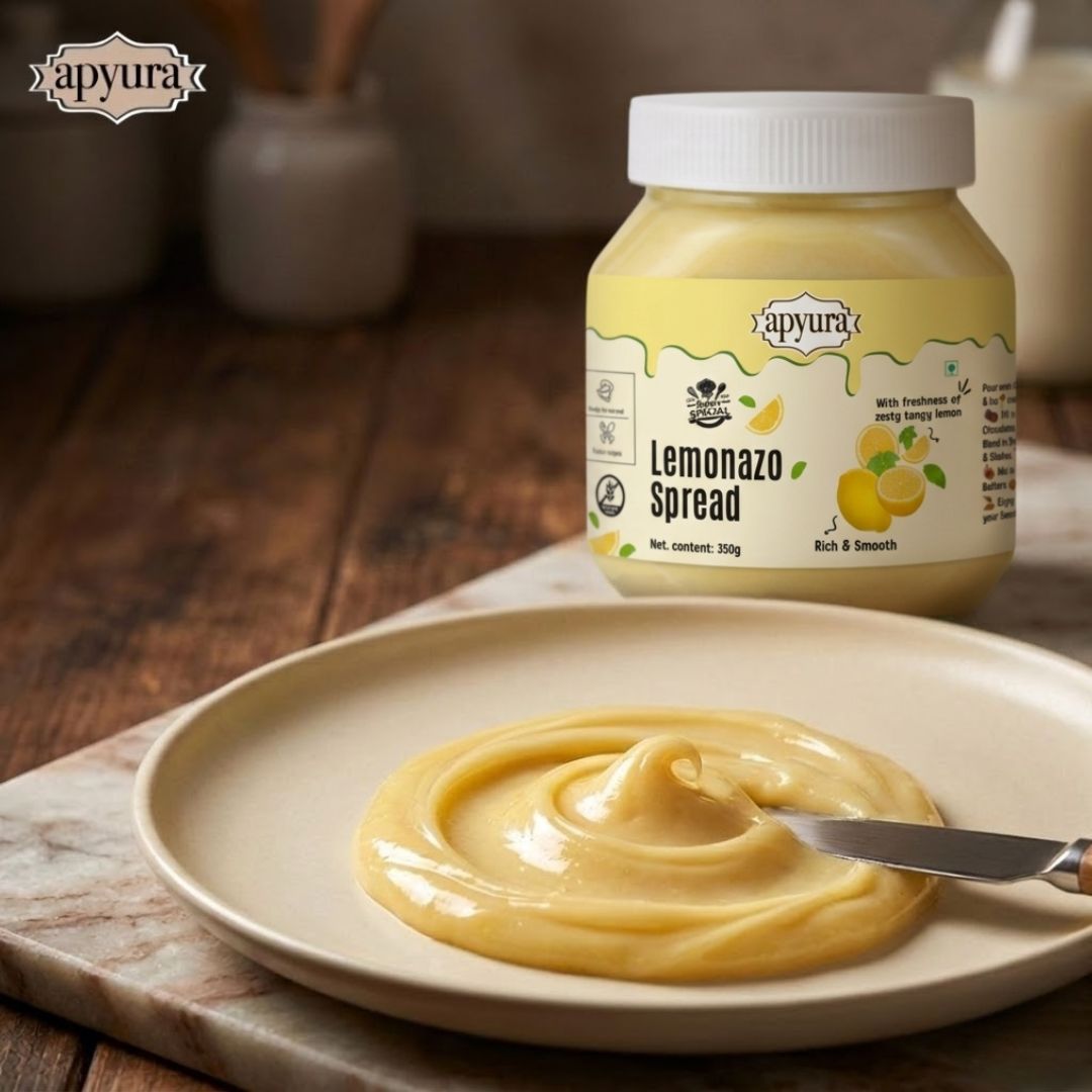 Apyura Lemonazo Spread & Filling - | Zesty Lemon Citrus Flavour for Cakes, Desserts & Beverages