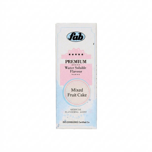 Fab Mix Fruit Cake Flavour | Premium Water Soluble Essence for Baking & Desserts