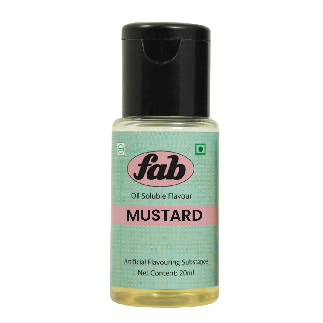 Fab Mustard Oil Soluble Essence – Sharp & Pungent Flavour for Savoury Creations