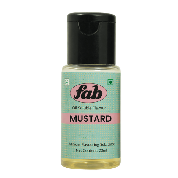 Fab Mustard Oil Soluble Essence – Sharp & Pungent Flavour for Savoury Creations