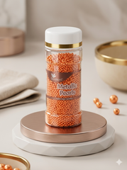 Orange Metallic Pearls