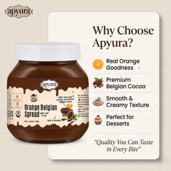 Apyura Orange Belgian Chocolate Spread & Filling | Premium Baking Spread
