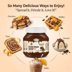 Apyura Orange Belgian Chocolate Spread & Filling | Premium Baking Spread