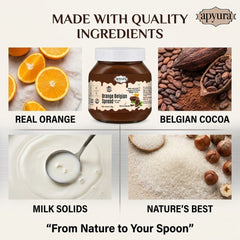 Apyura Orange Belgian Chocolate Spread & Filling | Premium Baking Spread