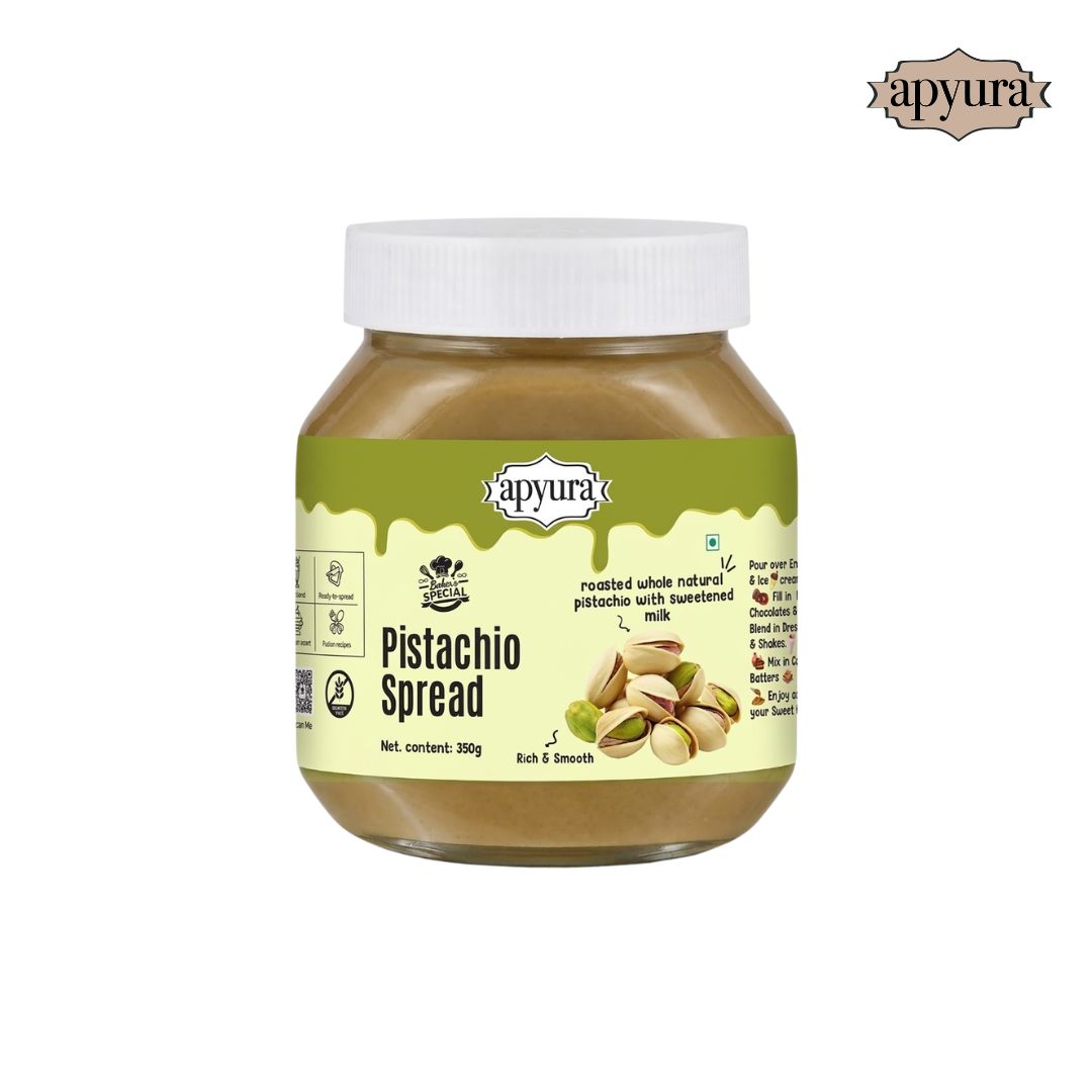 Apyura Premium Pistachio Spread & Filling –| Rich Nutty Flavour for Cakes, Desserts & Beverages