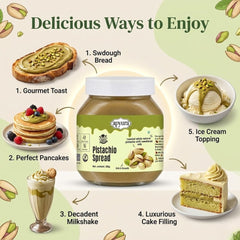 Apyura Premium Pistachio Spread & Filling –| Rich Nutty Flavour for Cakes, Desserts & Beverages