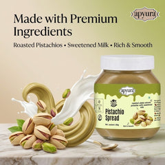 Apyura Premium Pistachio Spread & Filling –| Rich Nutty Flavour for Cakes, Desserts & Beverages