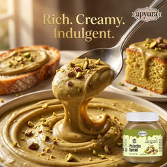 Apyura Premium Pistachio Spread & Filling –| Rich Nutty Flavour for Cakes, Desserts & Beverages