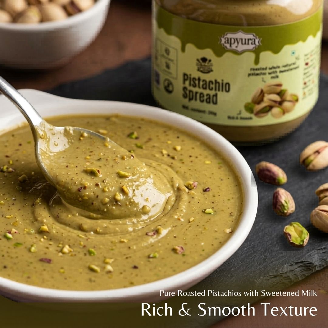 Apyura Premium Pistachio Spread & Filling –| Rich Nutty Flavour for Cakes, Desserts & Beverages