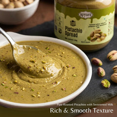Apyura Premium Pistachio Spread & Filling –| Rich Nutty Flavour for Cakes, Desserts & Beverages
