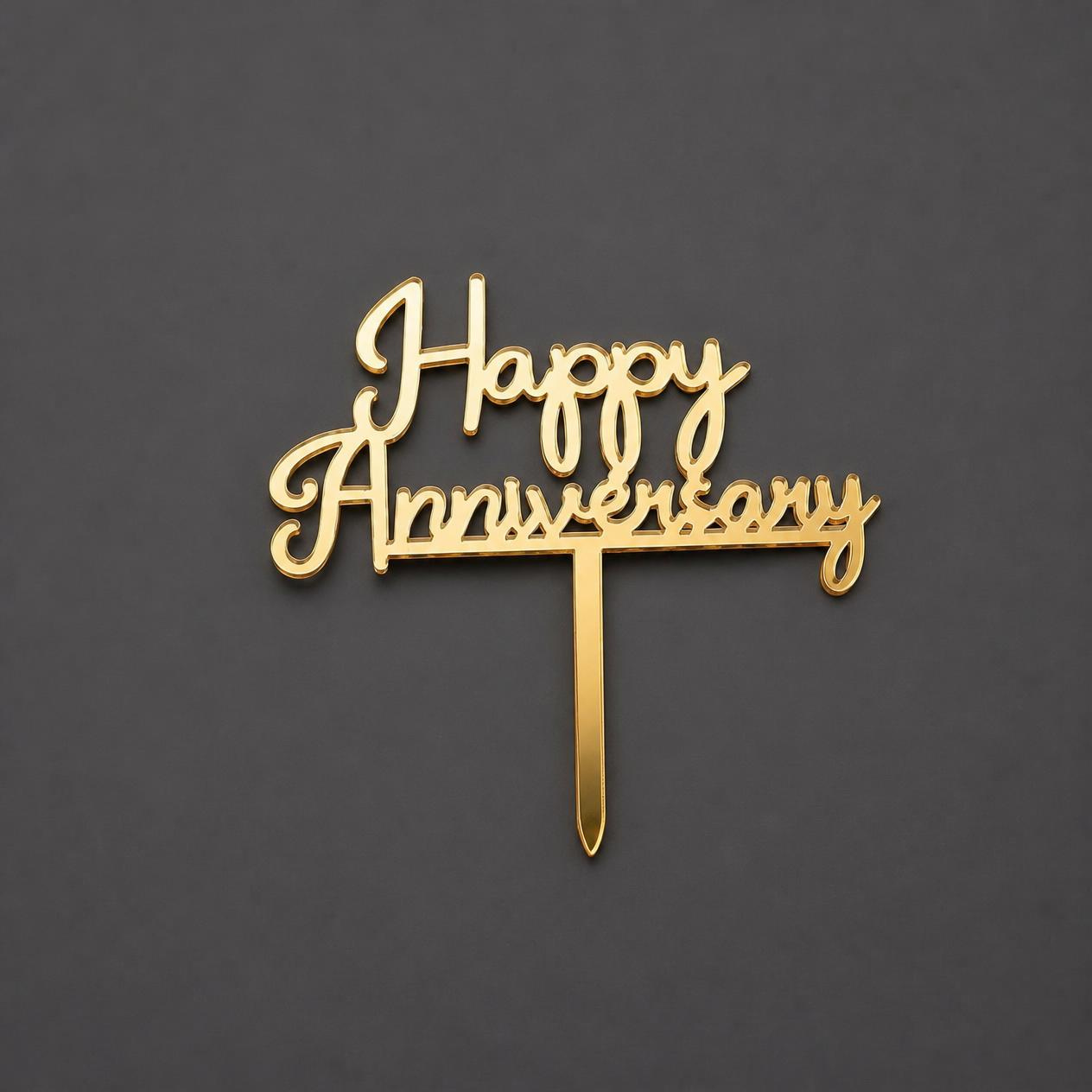 Gift Box Acrylic Cake Topper