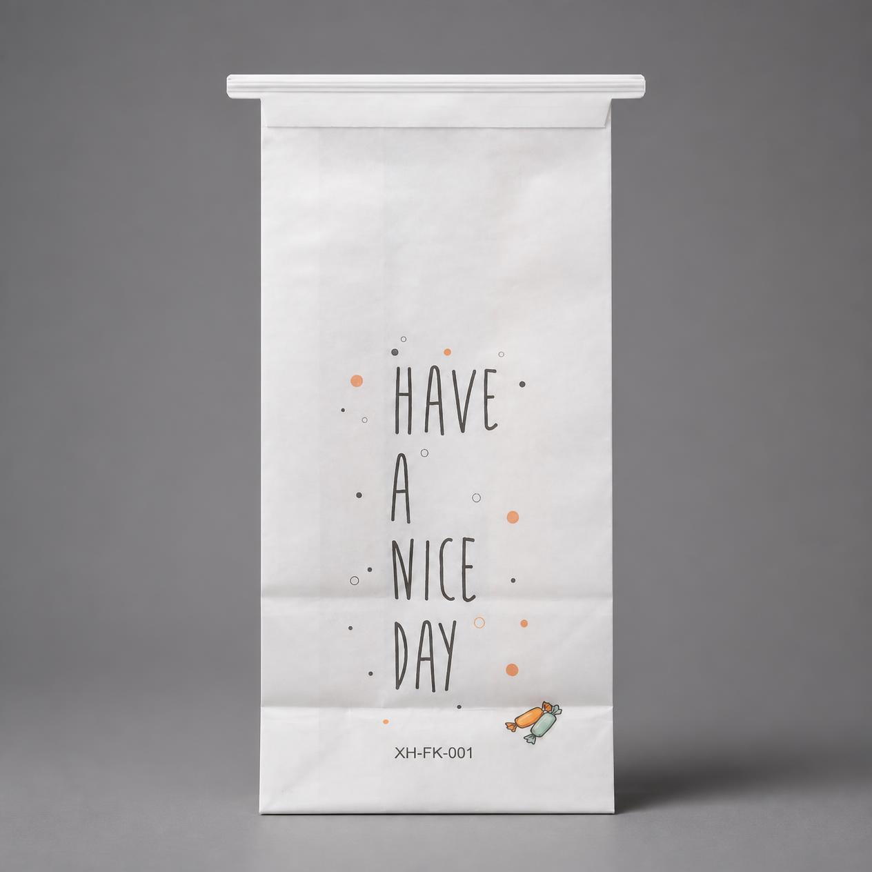 Nice Day Printed Paper Gift Bag with Window – Candy & Treat Packaging Bag