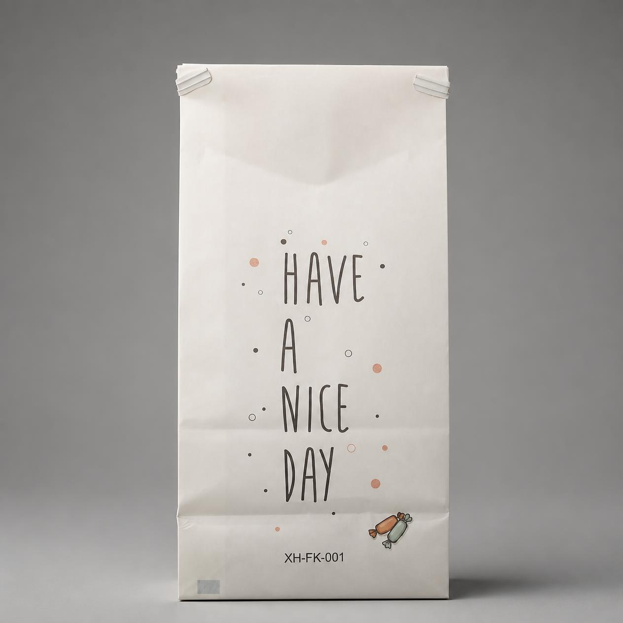 Nice Day Printed Paper Gift Bag with Window – Candy & Treat Packaging Bag