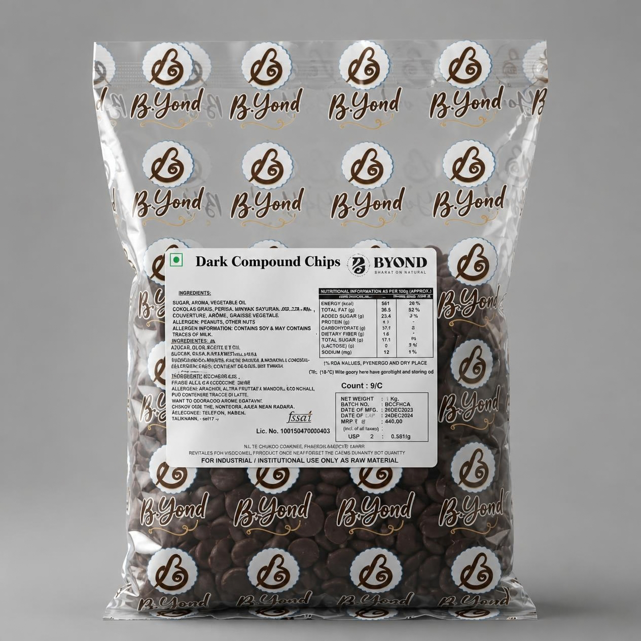 Byond Dark Compound Chocolate Chips