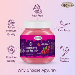 Apyura Raspberry Spread & Filling –| Tangy & Sweet Berry Flavour for Cakes, Desserts & Beverages