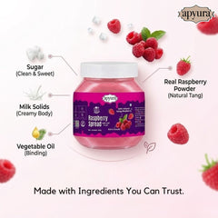 Apyura Raspberry Spread & Filling –| Tangy & Sweet Berry Flavour for Cakes, Desserts & Beverages