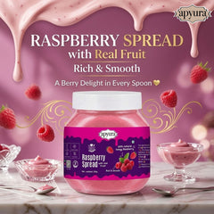 Apyura Raspberry Spread & Filling –| Tangy & Sweet Berry Flavour for Cakes, Desserts & Beverages