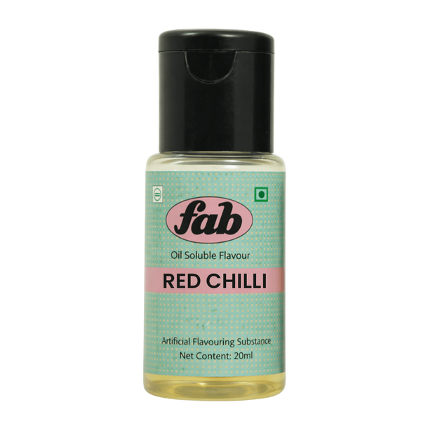 Fab Red Chilli Oil Soluble Essence – Spicy & Fiery Flavour for Savoury Creations