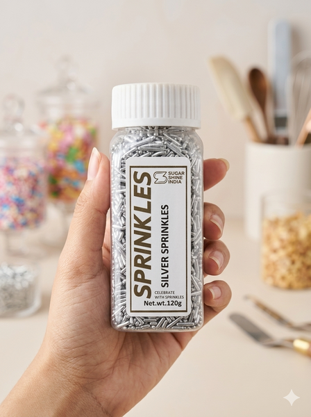 Silver Vermicelli Sprinkles
