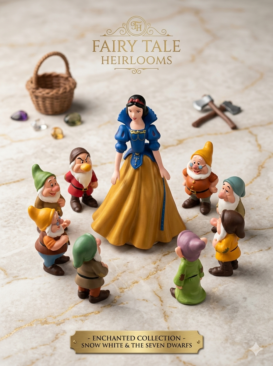 Snow White & the Seven Dwarfs Mini Figurine Set