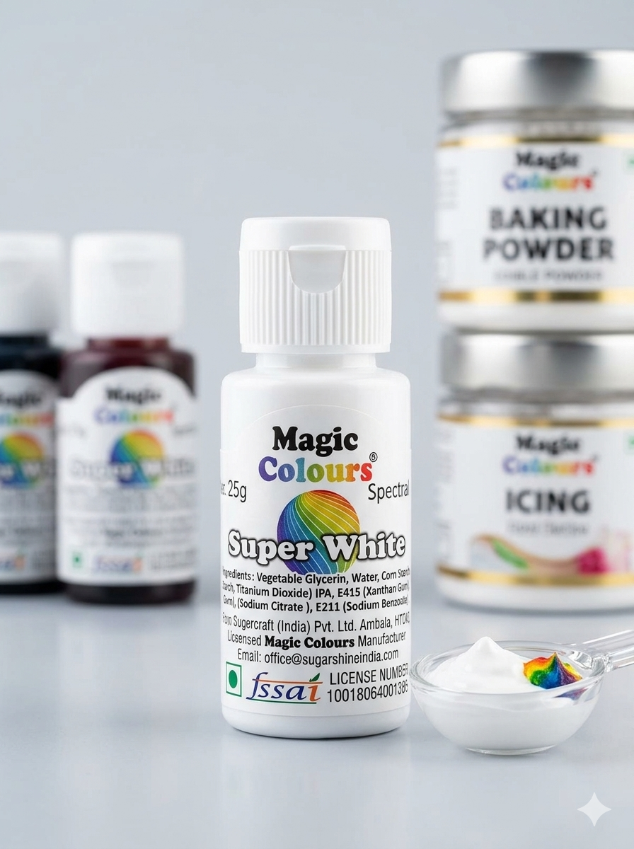 Magic Colours Super White Gel Food Colour