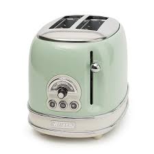 TOASTER Ariete 155 Vintage 2 Slice Toaster With 6 Toasting Levels GREEN