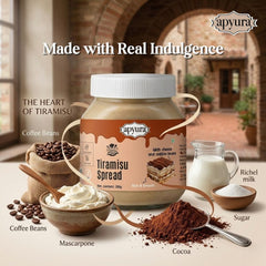 Apyura Tiramisu Spread & Filling | Premium Coffee Dessert Spread | Baking Cart