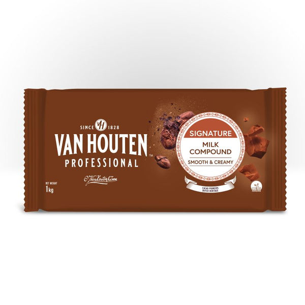 Van Houten Milk Chocolate Couverture (35.6% Cocoa) - 1 Kg