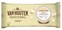 Van Houten White Chocolate Couverture (29.3% Cocoa) - 1 Kg