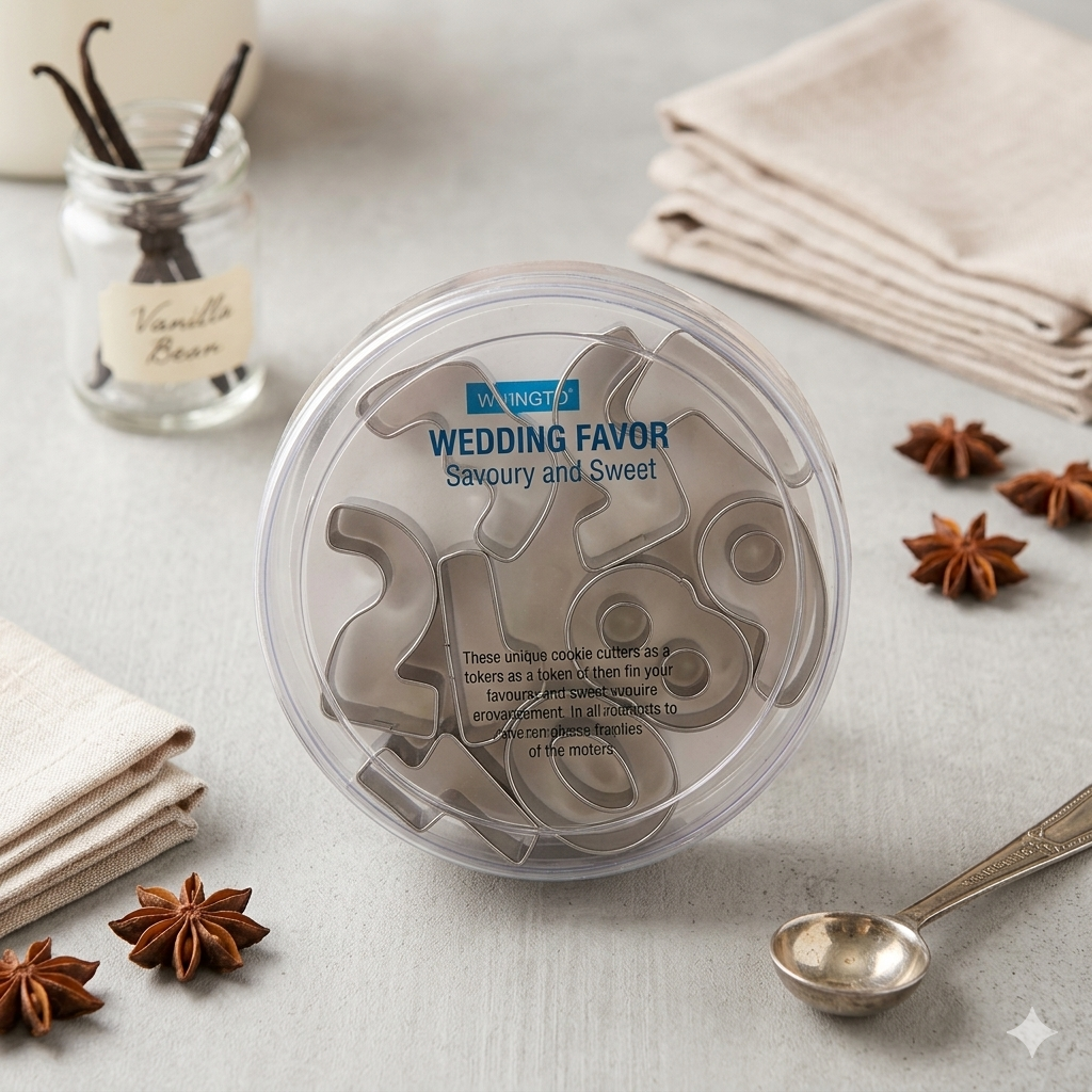 Wedding Number Cookie Cutter Set