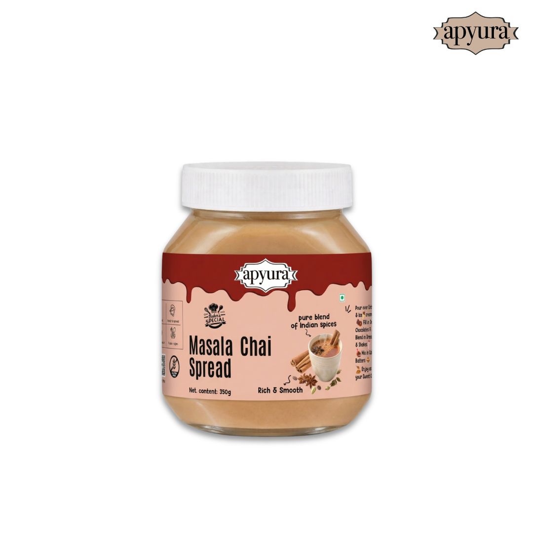 Apyura Masala Chai Spread & Filling – | Authentic Indian Spiced Tea Flavour for Cakes, Desserts & Beverages